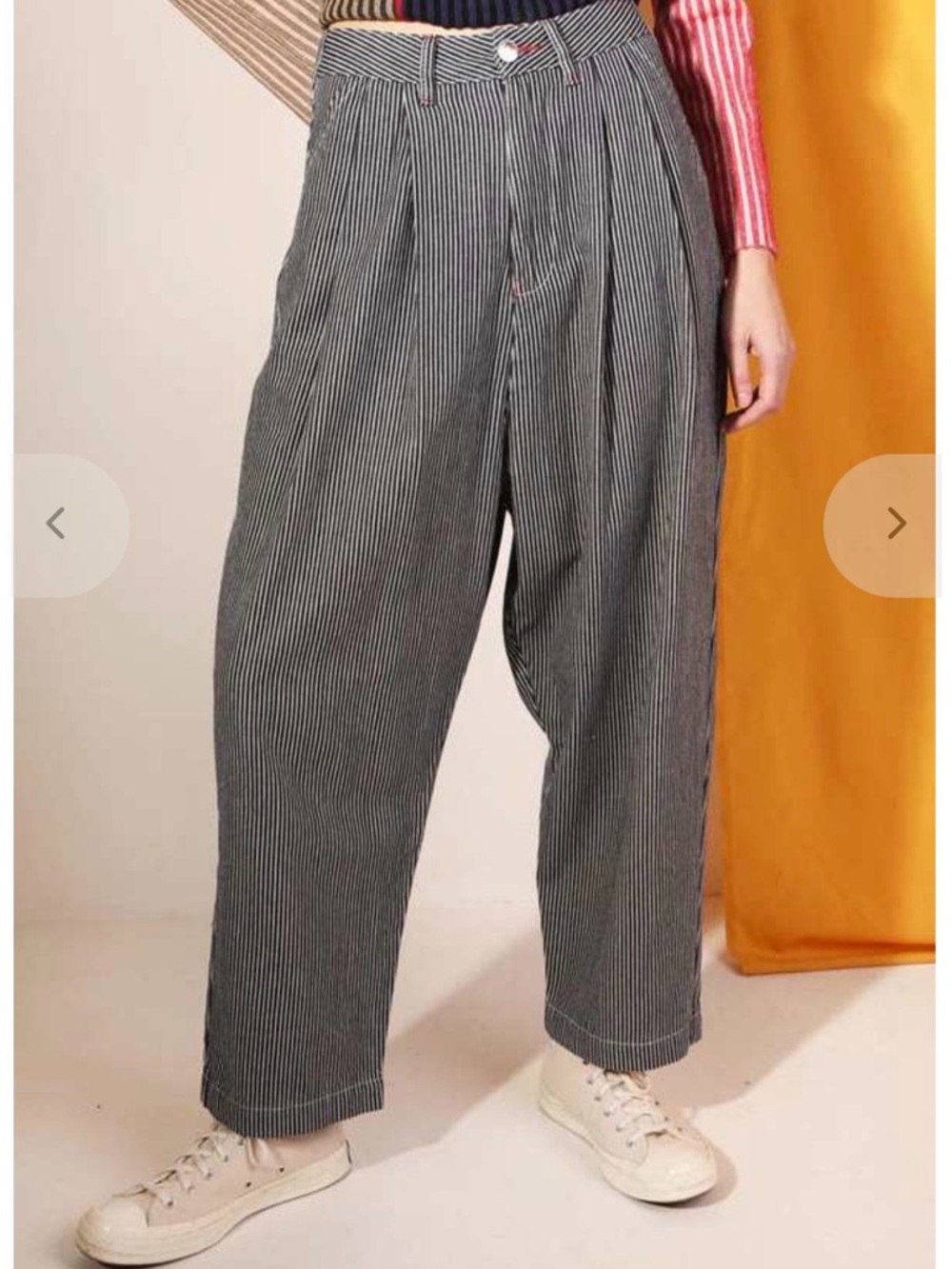 Mega Slacks Indigo Stripe L.F.Markey